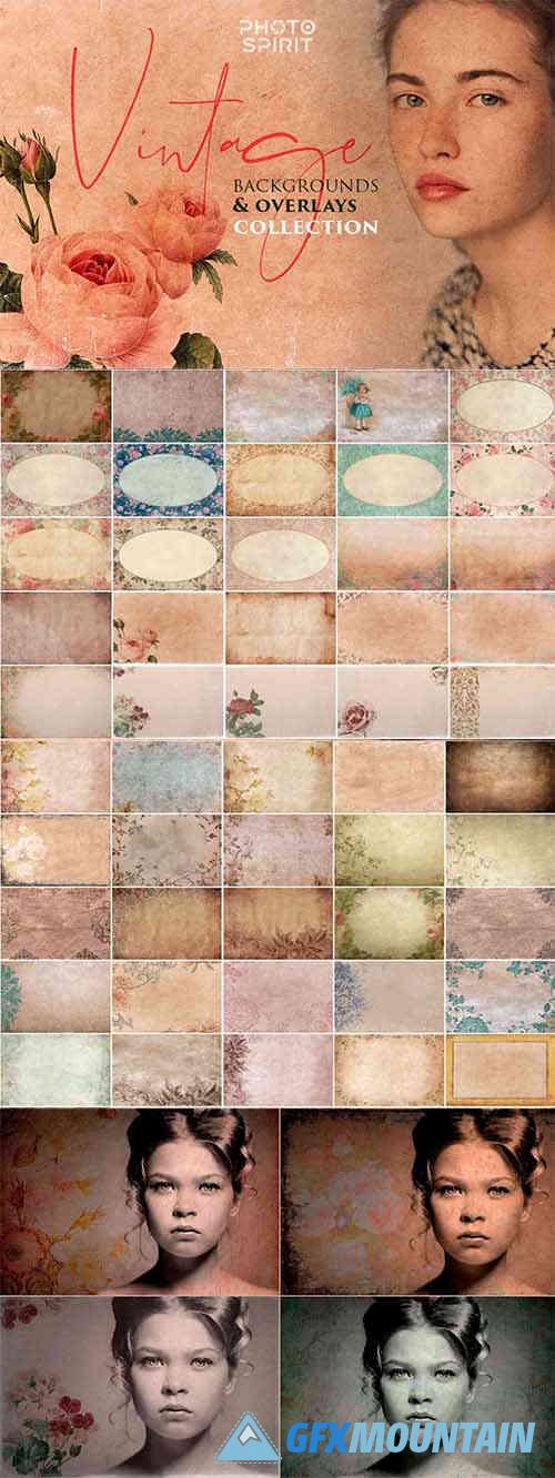 Vintage Backgrounds & Overlays