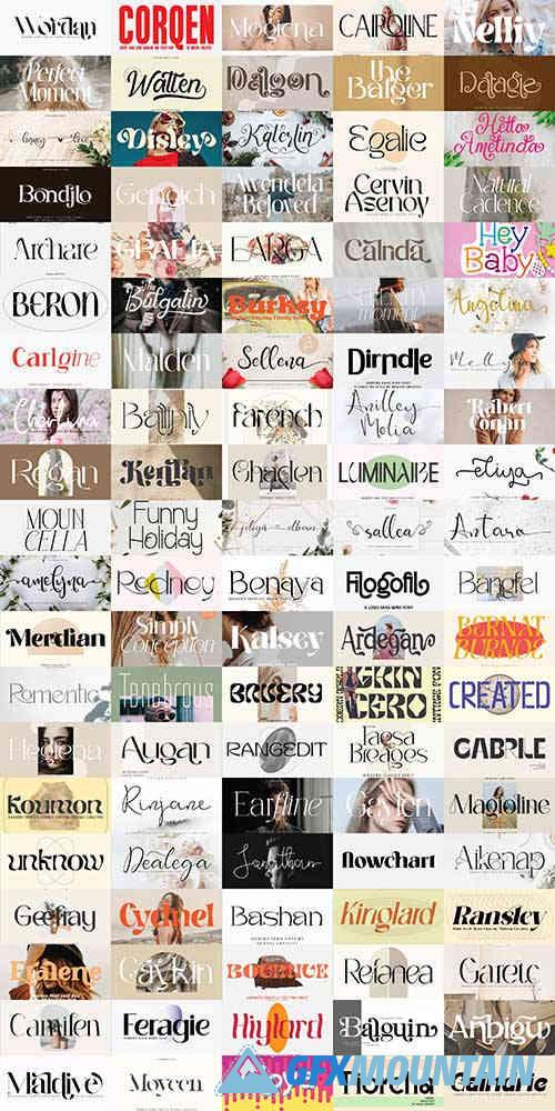 The Modern Collection Font Bundle