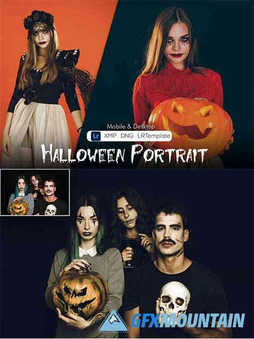 Halloween portrait preset