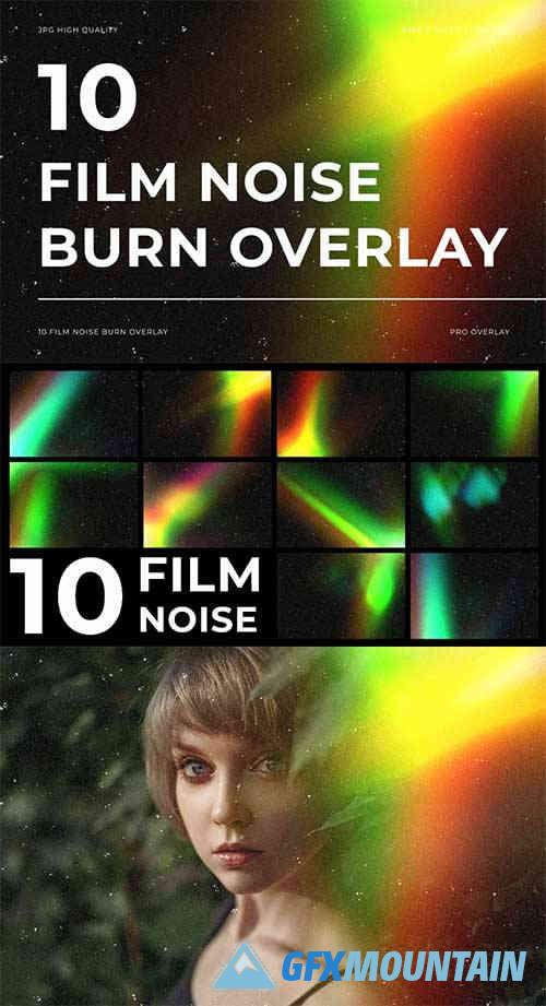 Film Noise Burn Overlay
