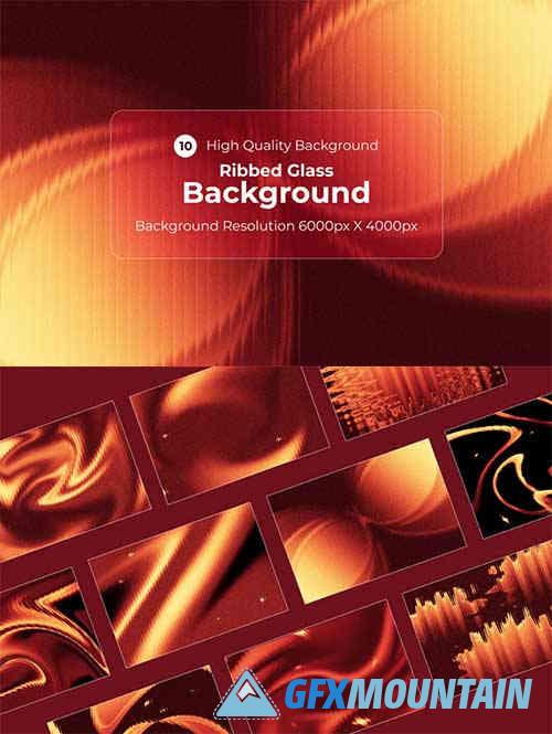 Ribbed Glass Gradient Backgrounds Collections