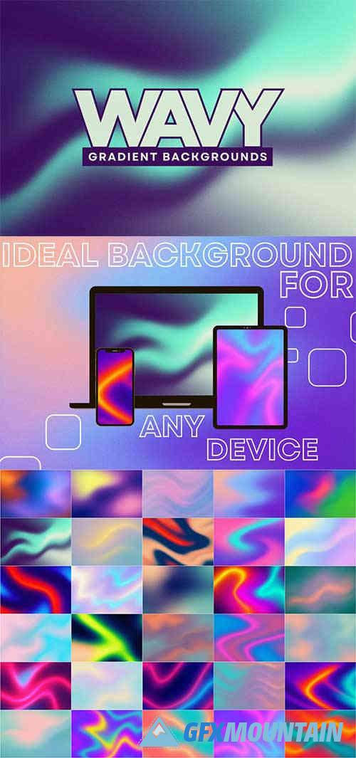 Wavy Grainy Gradients