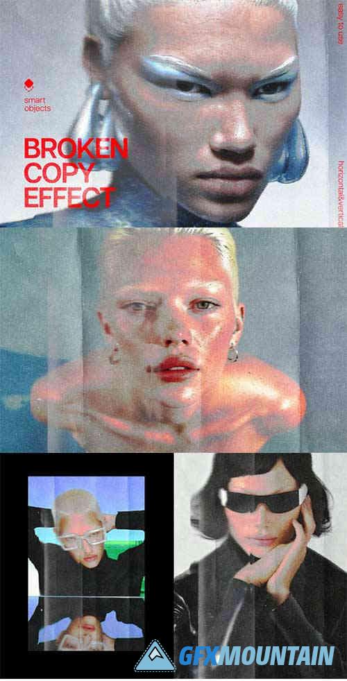 Damage Copier Photo Effect