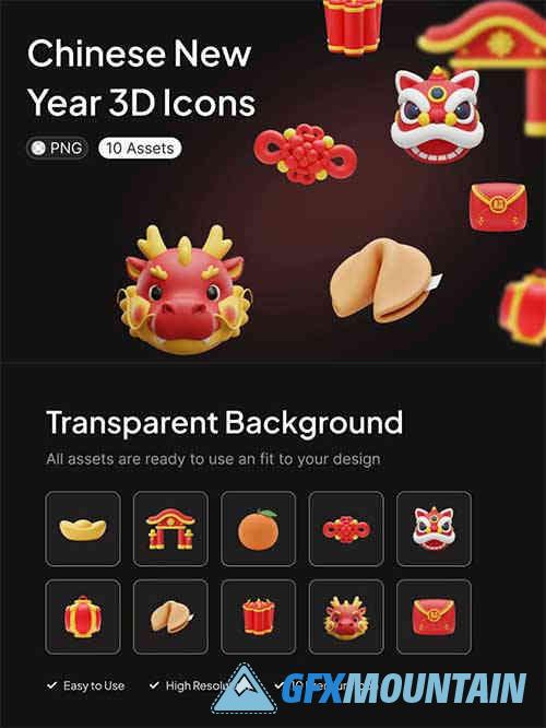 Chinese New Year 3D Icon
