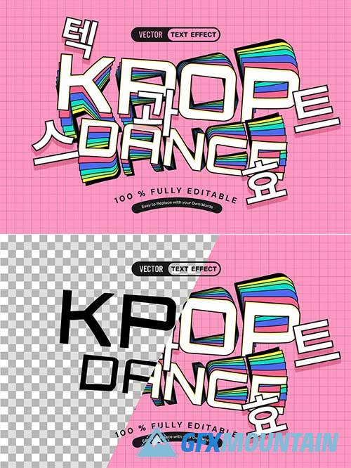 KPop Dance Text Effect