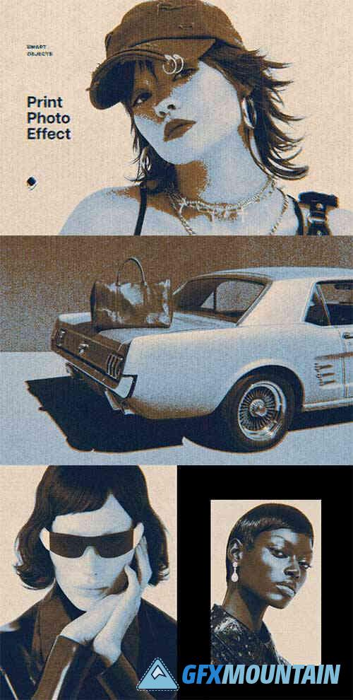 Printed Photo Effect