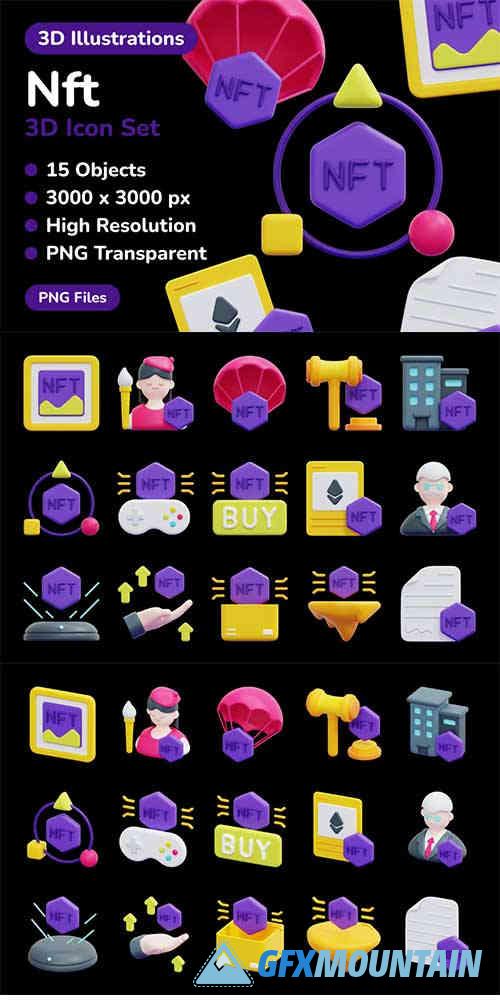 Nft 3D Icon