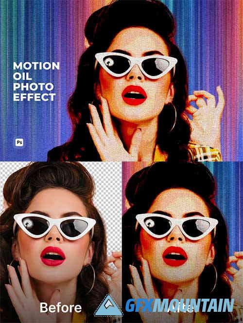 Motion Oil Painting Photo Effect