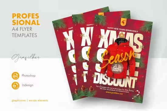 Christmas Sales Flyer Templates