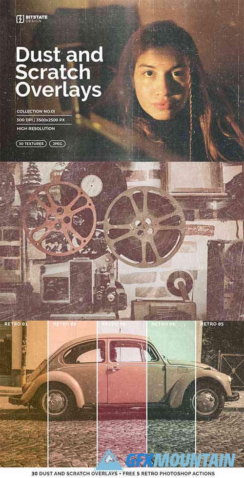 Dust and Scratch - Photo Overlays