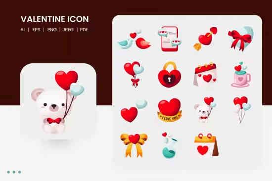 Romantic Icon Design