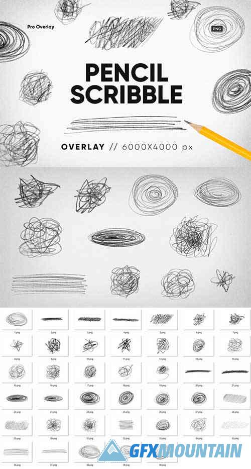 Pencil Scribble Overlay
