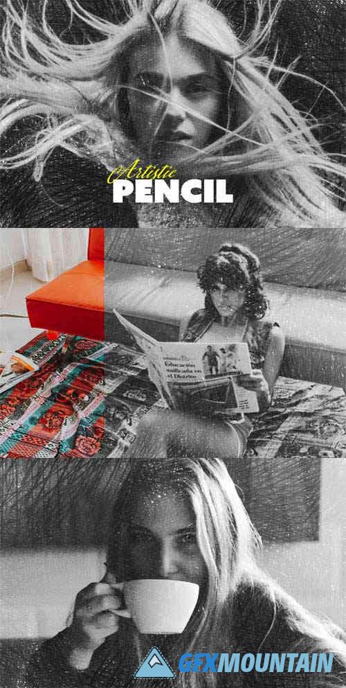 Artistic Pencil Photo Effect