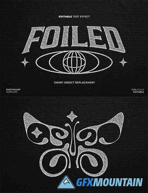 Silver Embossed Logo Mockup