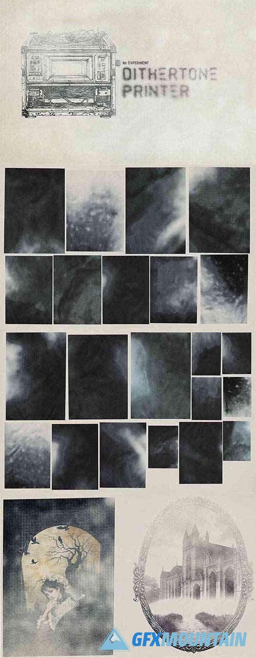 Dithertone Printer Overlays Pack