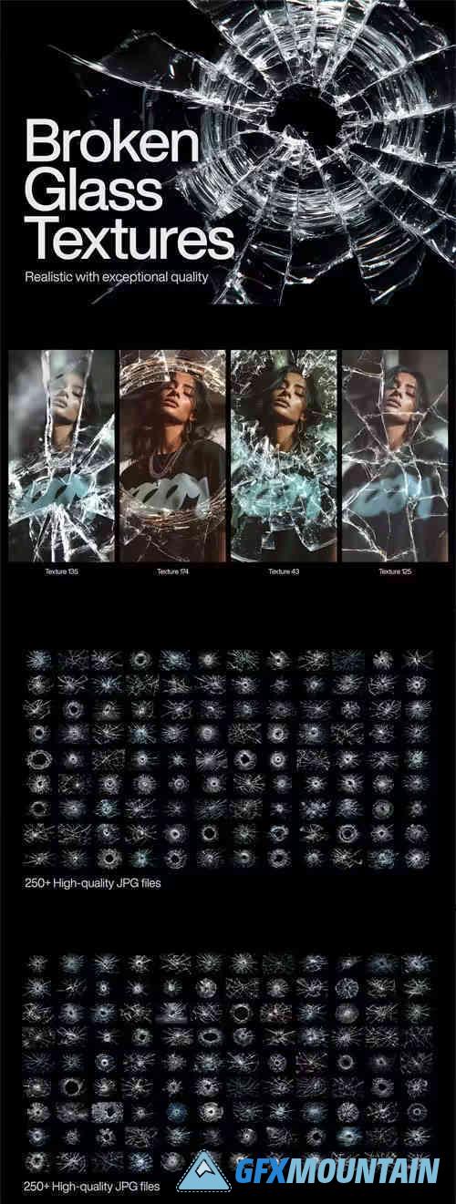 Broken Glass Textures & Overlays