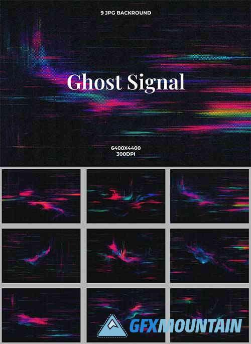 Ghost Signal Glitch Backgrounds