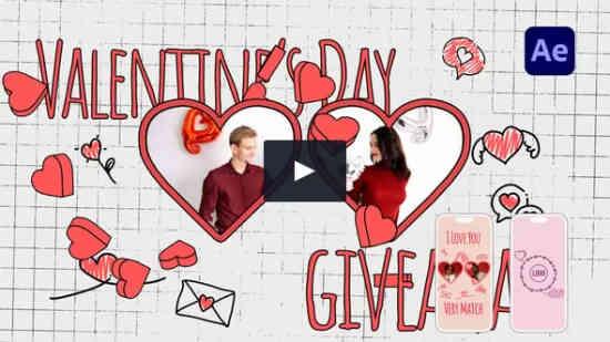 Sweet Valentine Wishes Intro 61499979