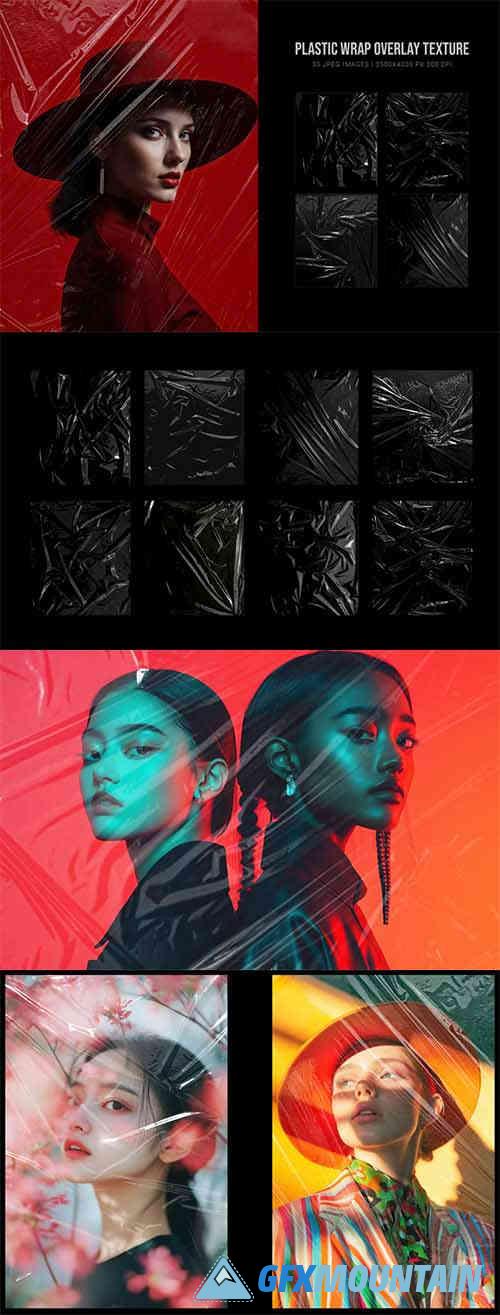 Plastic Wrap Overlay Texture