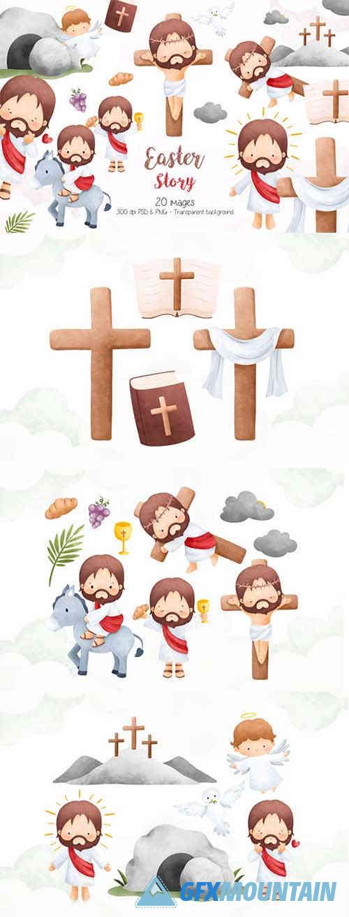 Easter Story Clipart