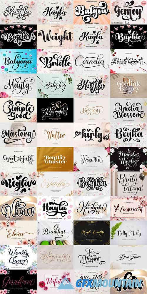 Kayla Font Bundle