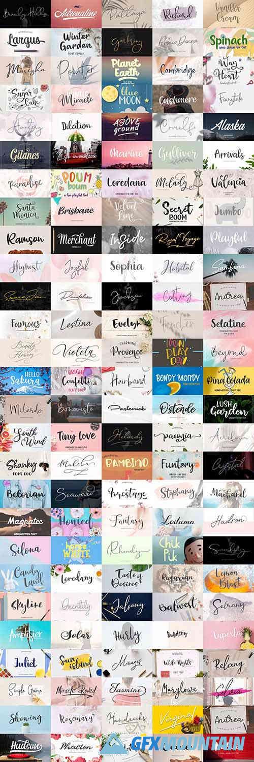 Handwritten Font Bundle