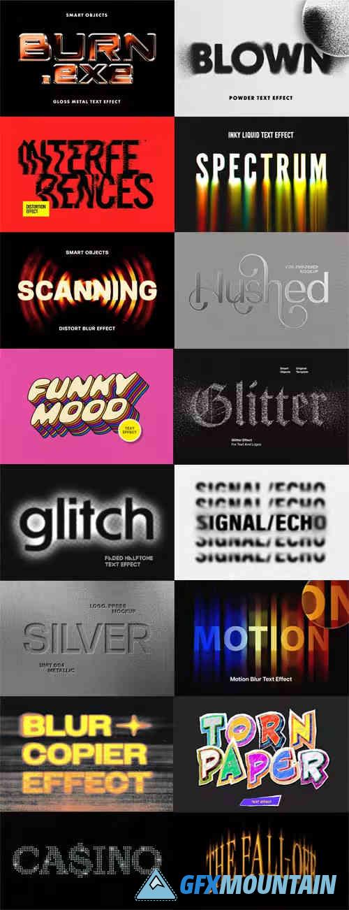 Editable Text Effects Collection