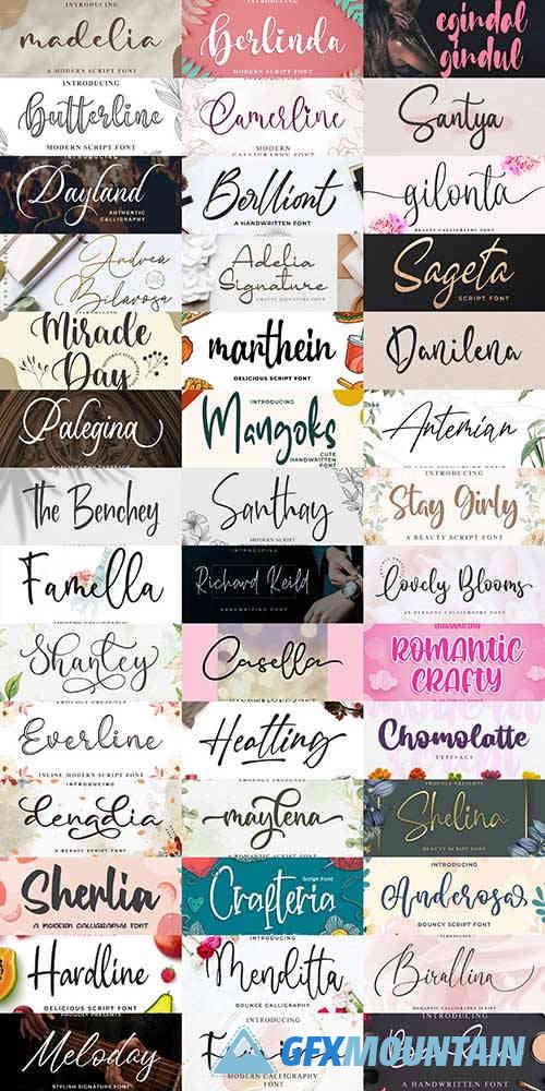 Beauty Handwritten Font Bundle