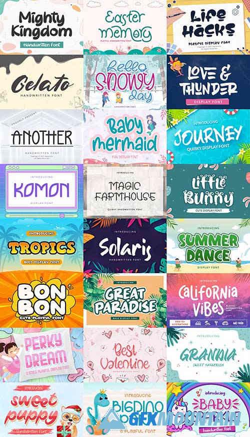 Cute & Playful Font Bundle