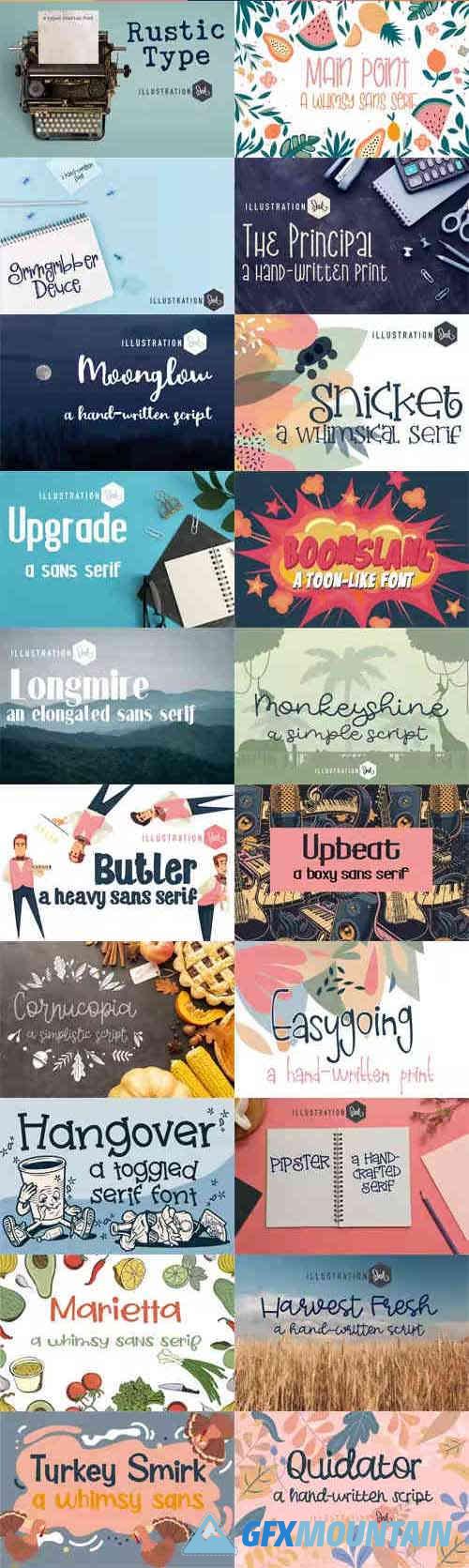 Craftsman Font Bundle