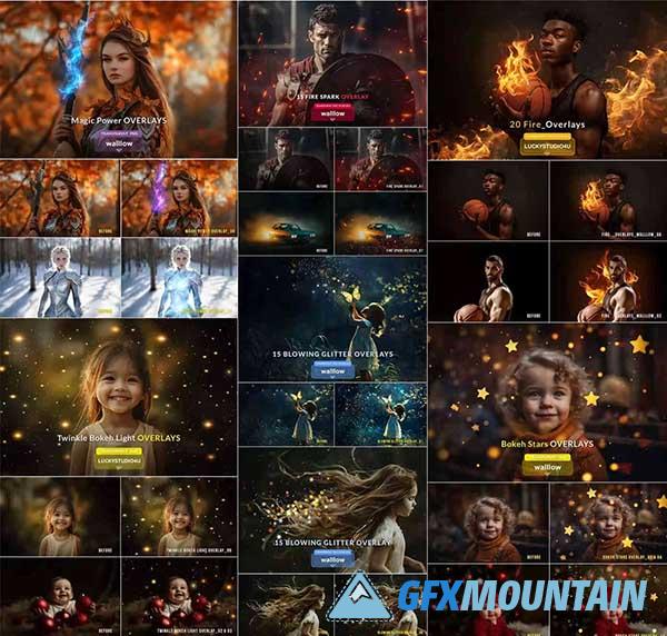 Photoshop Overlays Collection