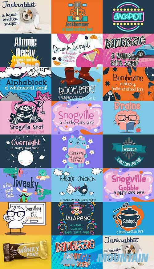 Toon Time Font Bundle