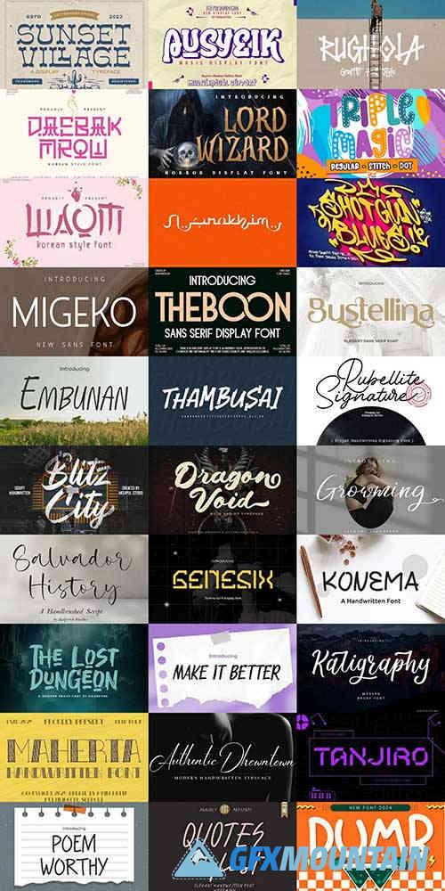 Special Fonts Bundle
