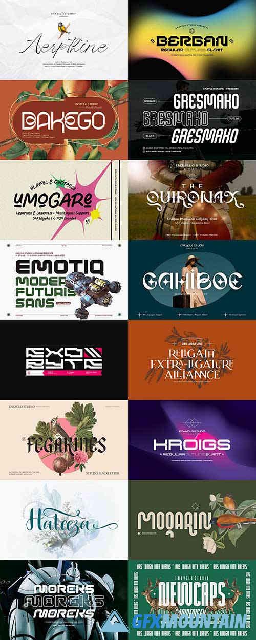 Unique Modern Font Bundle