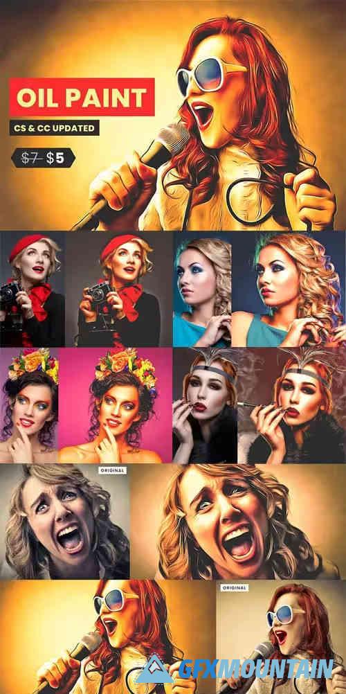 Premium Sharpen OilPaintFX Action