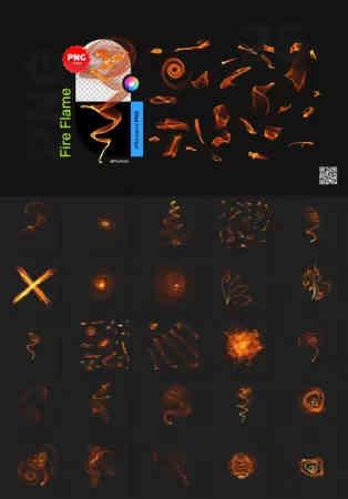 Fire Flame PNG Pack