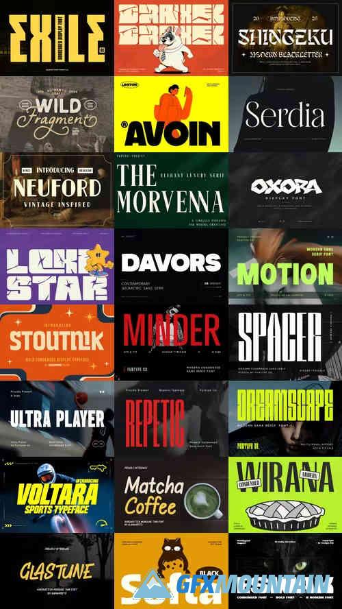 Ultimate Designer Font Bundle