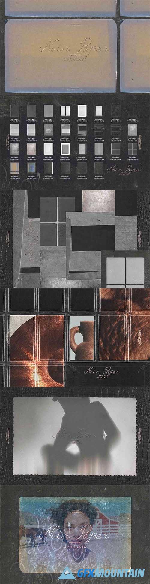 Noir Paper Overlays