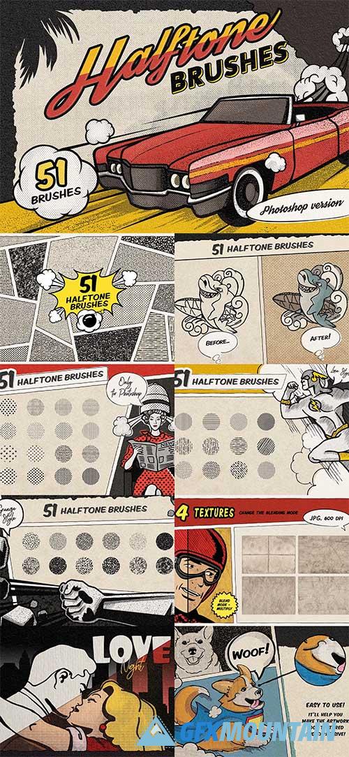 Vintage Comic Procreate Brushes
