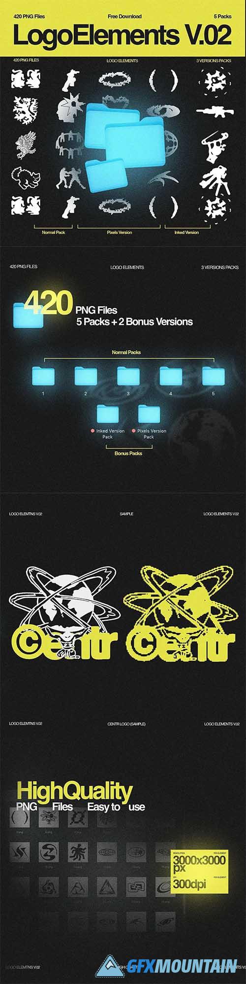 420 Logo Elements Shapes Packs V.02