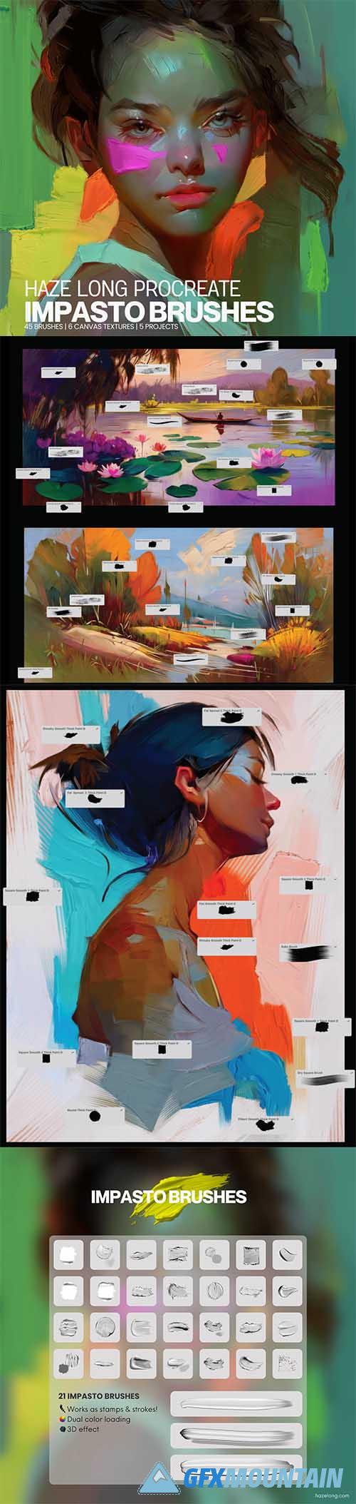 Gumroad – Hazelong Procreate Impasto Brushes